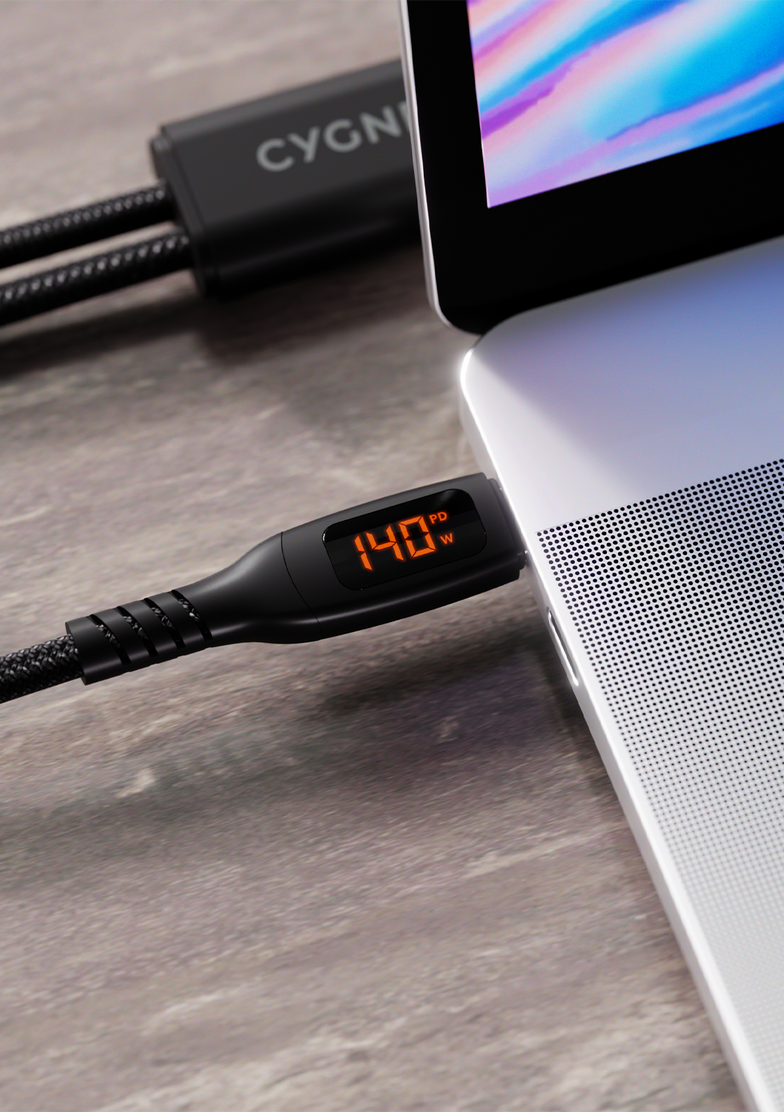 Cavo Split LED da USB-C a Doppia USB-C 140W