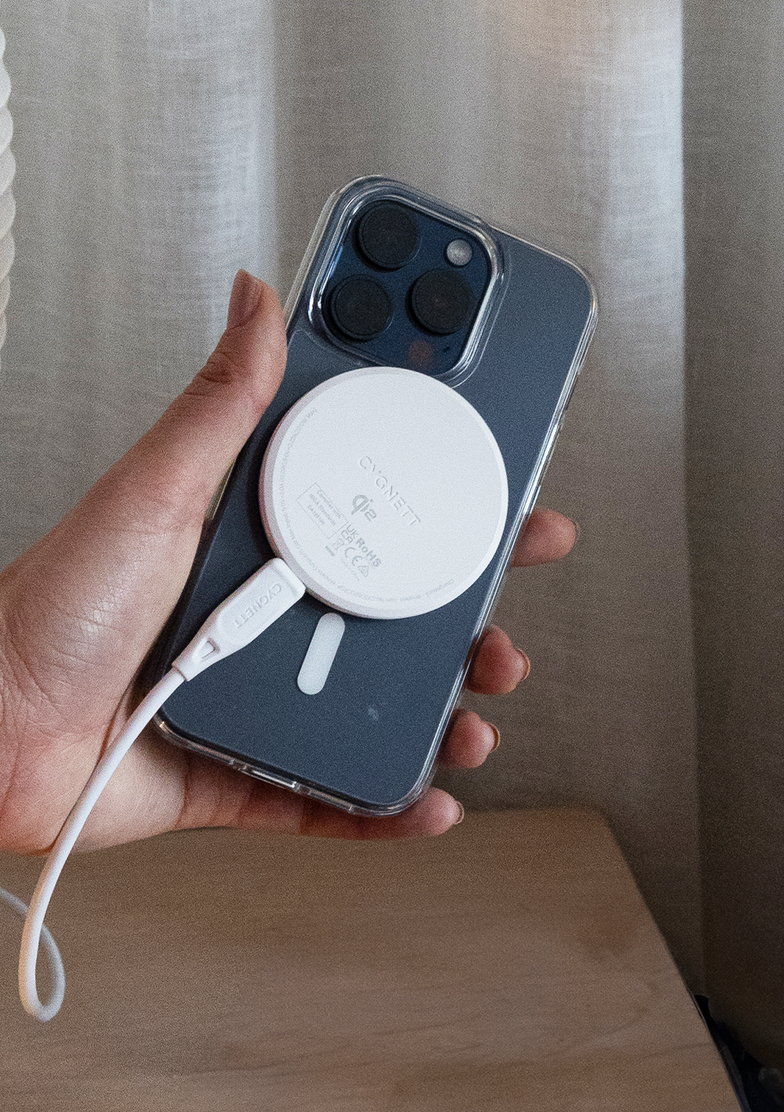 Caricabatterie wireless magnetico da 15W