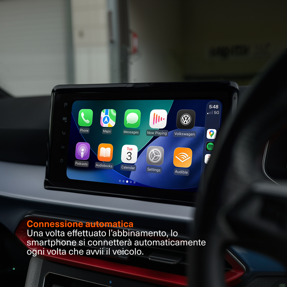 Adattatore Wireless per Apple CarPlay™ e Android Auto™