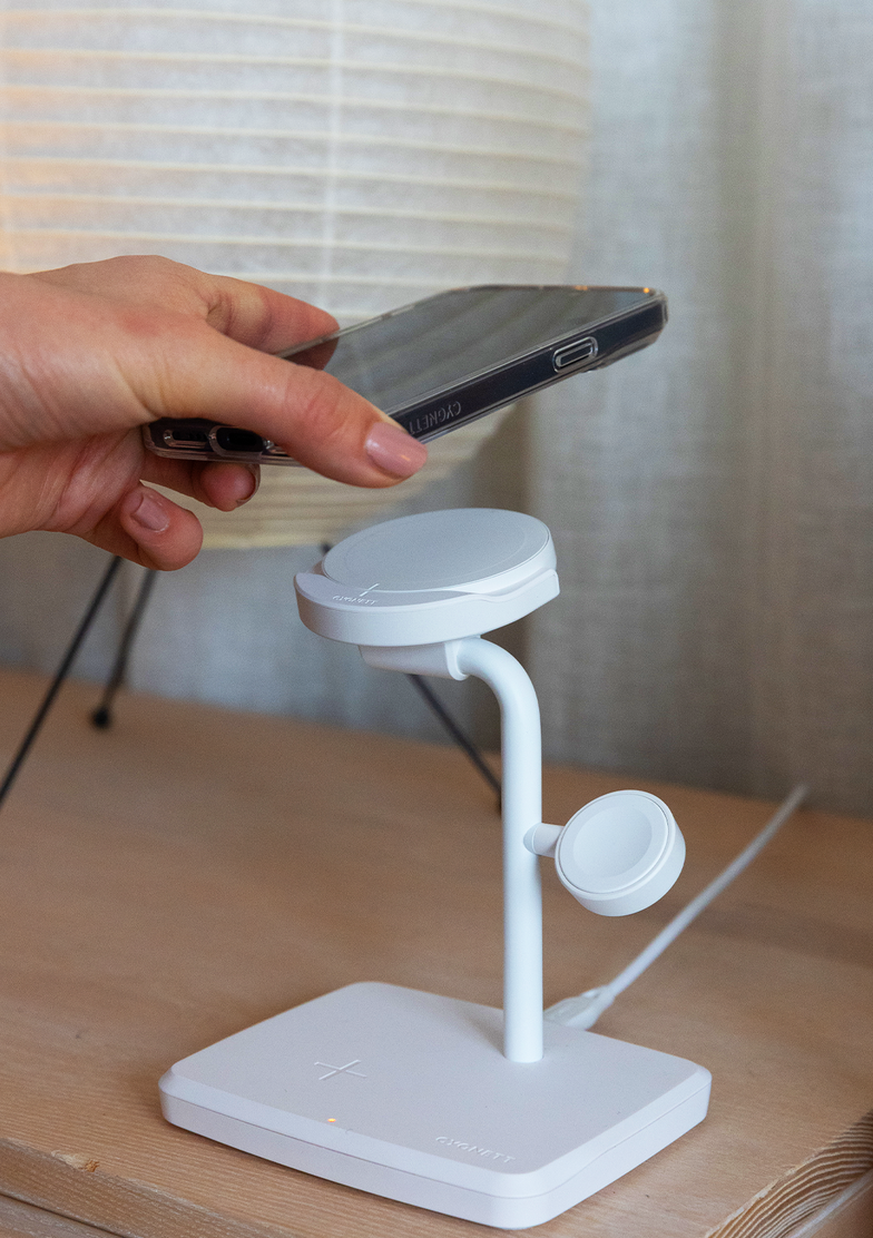 Caricabatterie wireless magnetico 3-in-1 Qi2.0