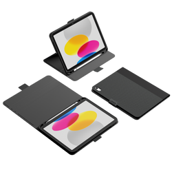 Custodia per iPad di Decima Generazione con Portapenne Apple - Grigio/Nero