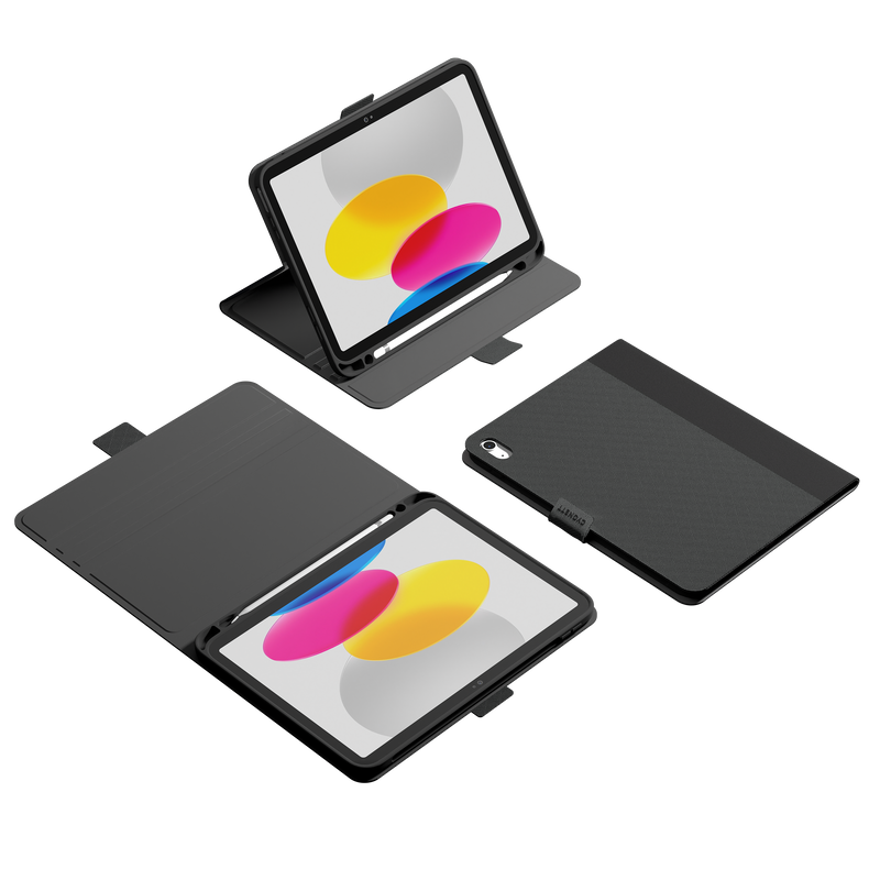 Custodia per iPad di Decima Generazione con Portapenne Apple - Grigio/Nero