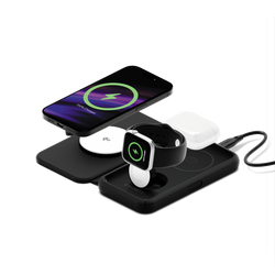 Caricabatterie Wireless MagTravel Qi2.0 3-in-1