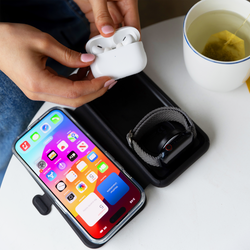 Caricabatterie Wireless MagTravel Qi2.0 3-in-1