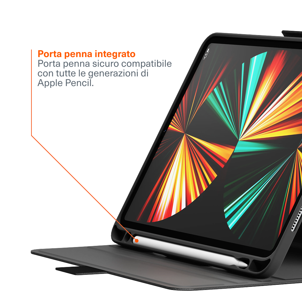 Custodia protettiva per iPad Pro 13 (M4 7a generazione) - Nera