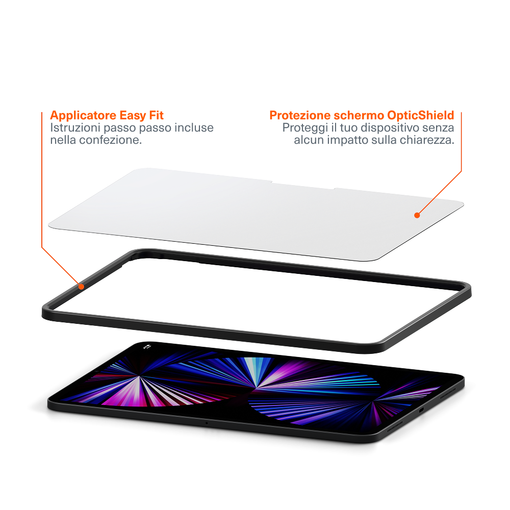 Proteggi schermo in vetro per iPad Pro 11 (M4)
