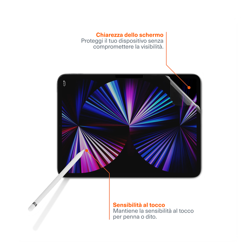 Proteggi schermo in vetro per iPad Pro 11 (M4)