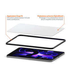 Proteggi schermo in vetro per iPad Air 11 (M2, 6a generazione)