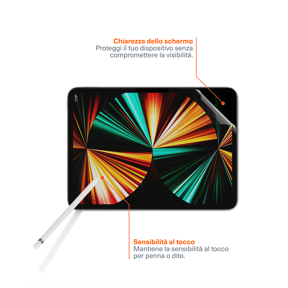 Proteggi schermo in vetro per iPad Pro 13 (M4, 7a generazione)