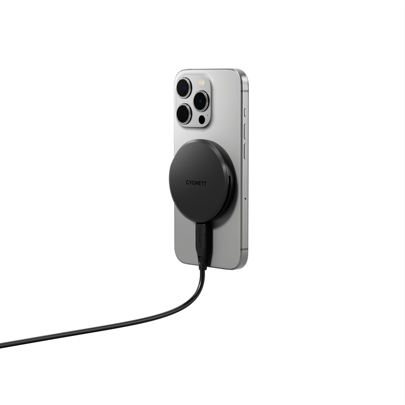Caricabatterie wireless magnetico da 15W