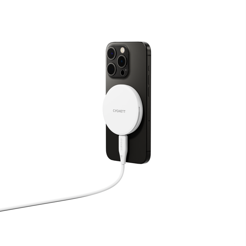 Caricabatterie wireless magnetico da 15W