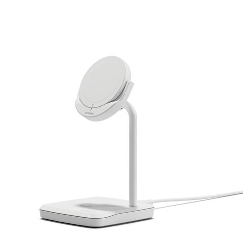 Caricabatteria Magnetica Wireless  2-in-1 - Bianco