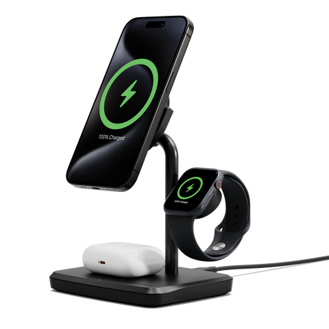 Caricabatterie Wireless Magnetico 3-in-1 Qi2.0