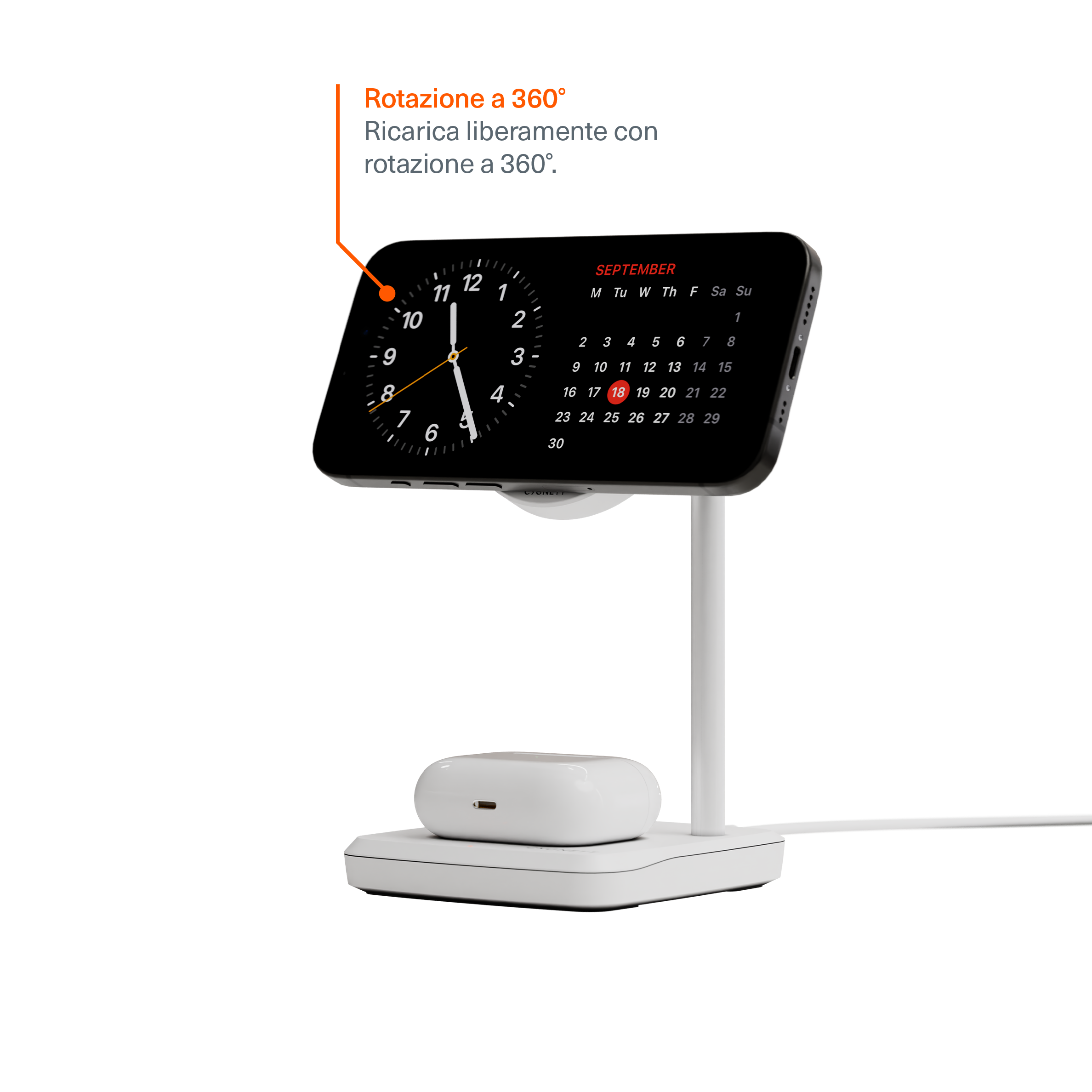 Caricabatteria Magnetica Wireless 2-in-1