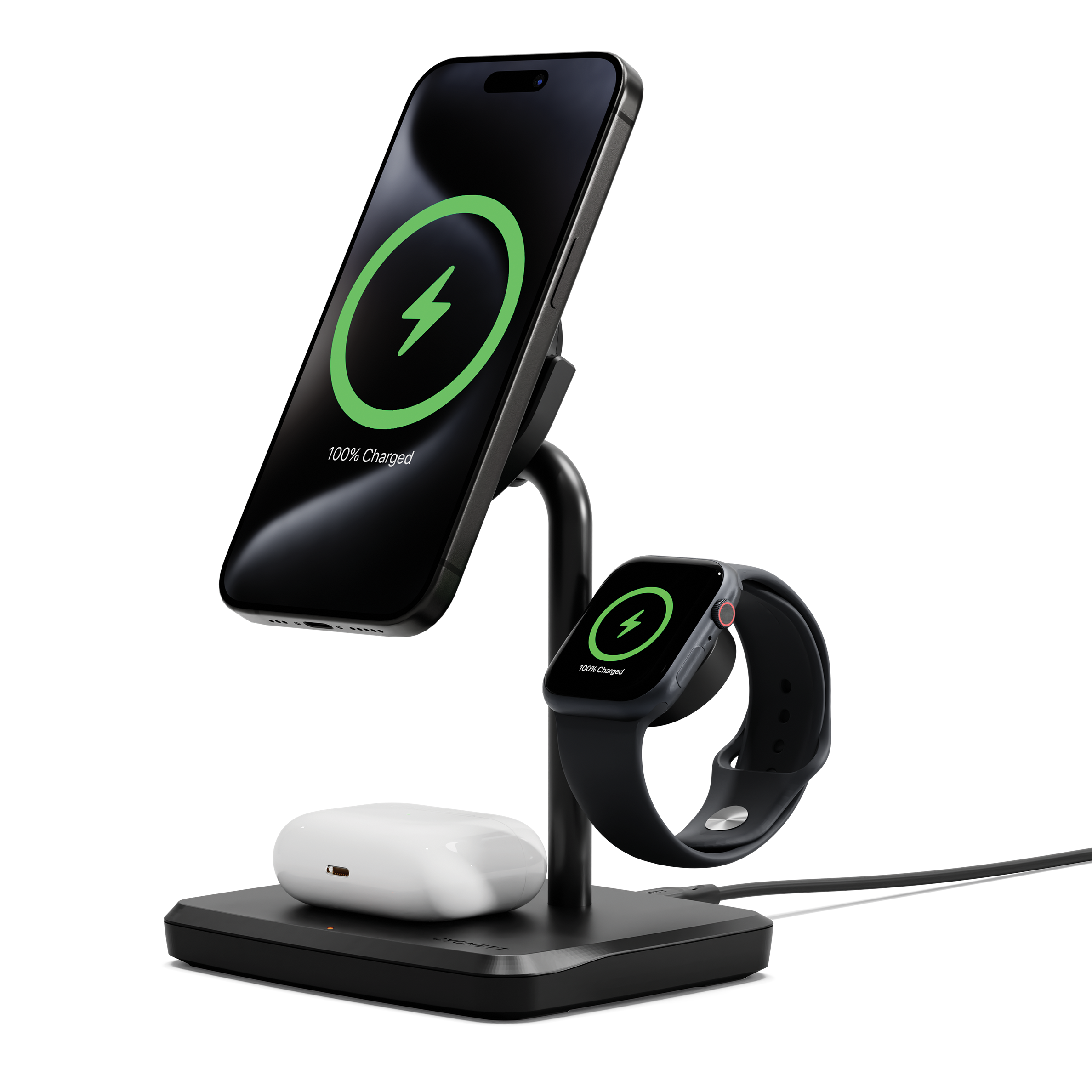 Caricabatterie Wireless Magnetico 3-in-1 Qi2.0