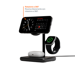 Caricabatterie Wireless Magnetico 3-in-1 Qi2.0