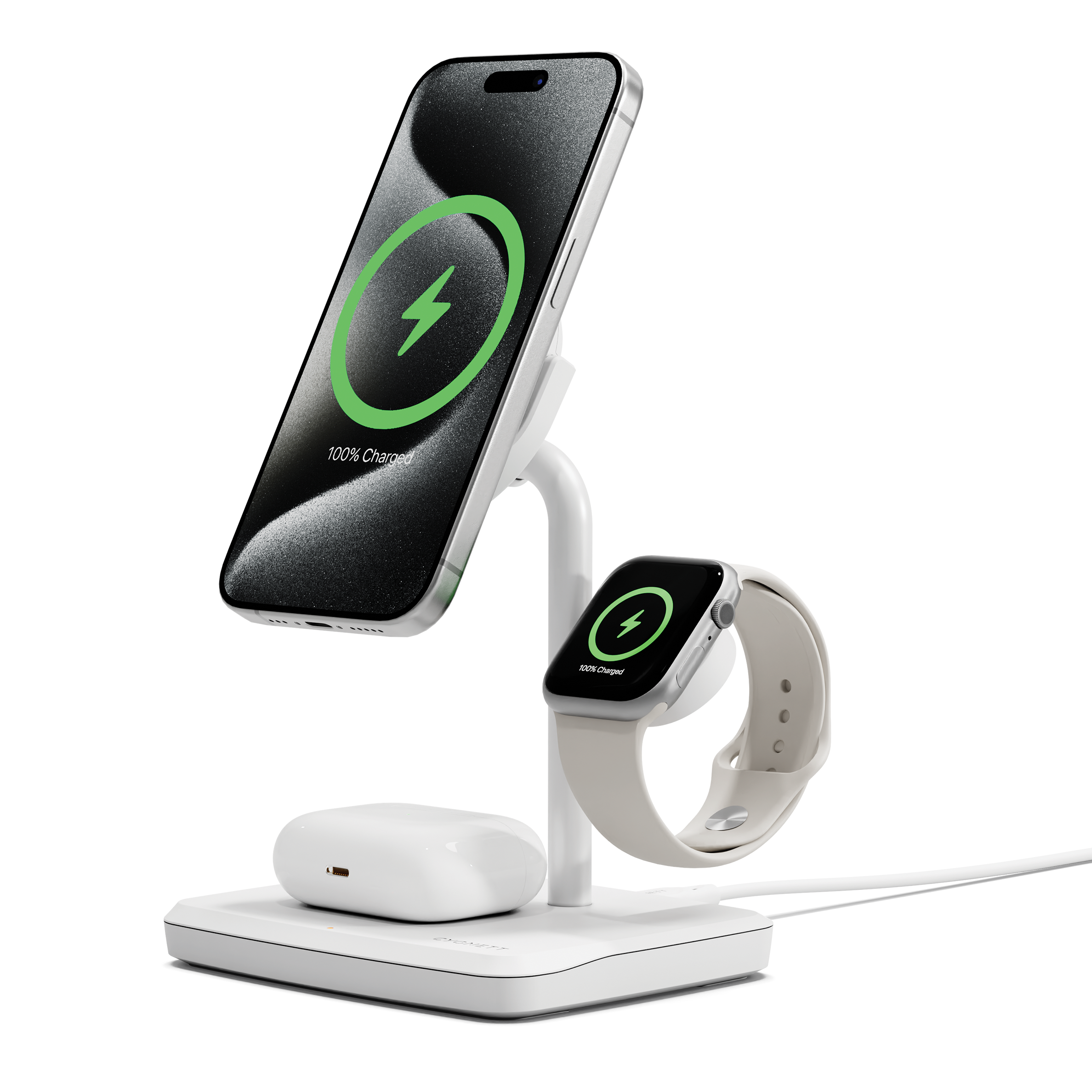 Caricabatterie wireless magnetico 3-in-1 Qi2.0