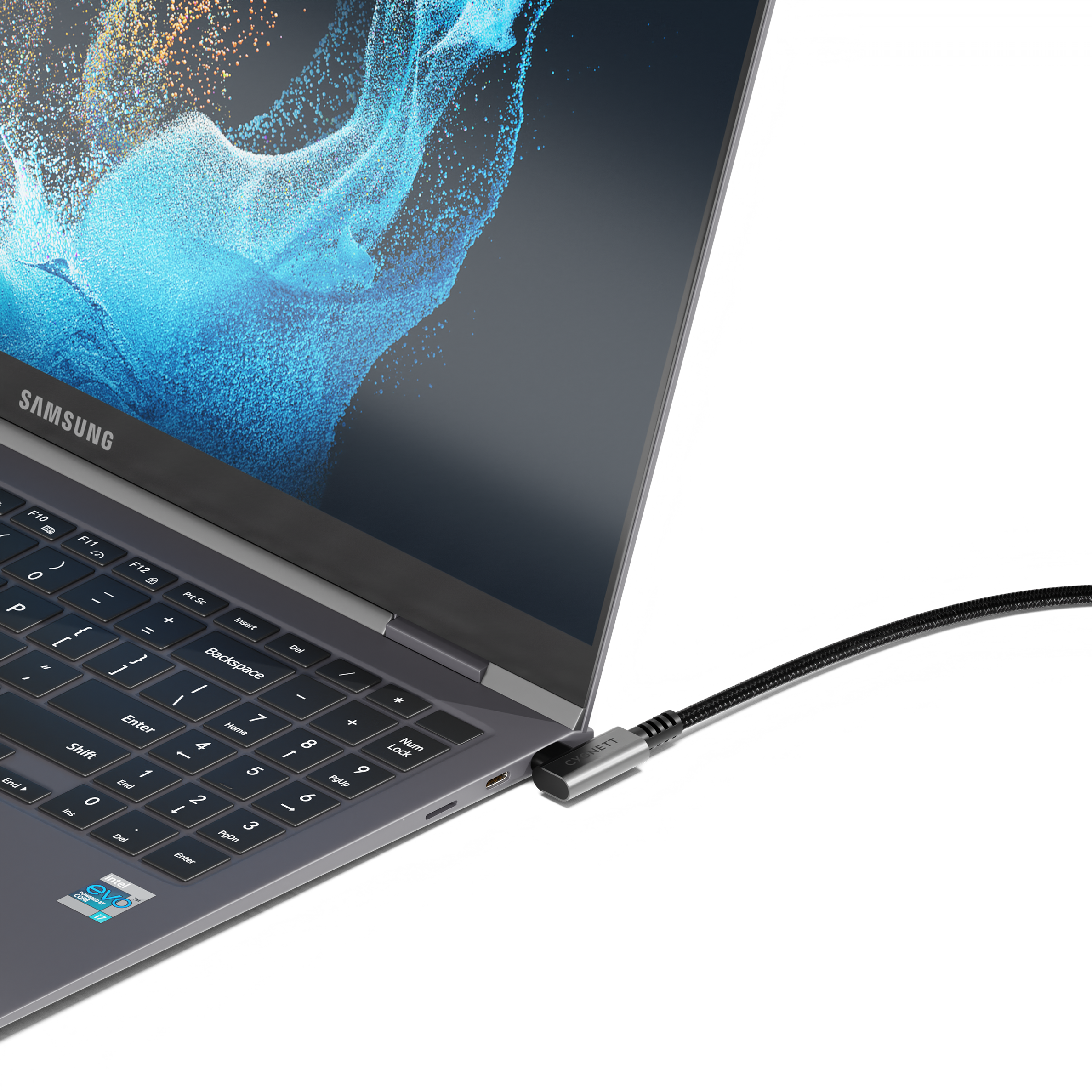 Cavo USB-C ad angolo retto a USB-C - 1M