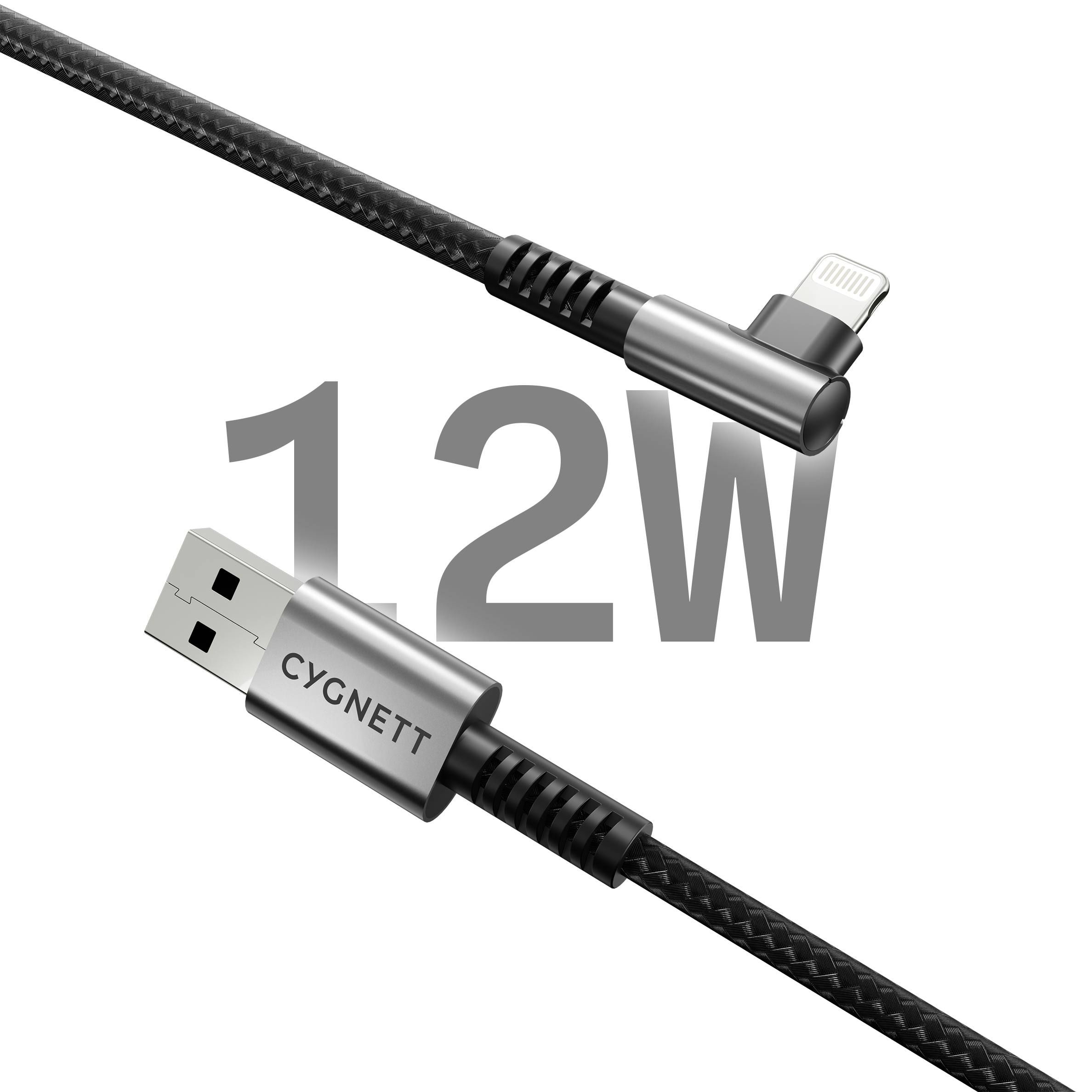 Cavo da Lightning ad angolo retto a USB-A - 1M