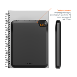 Power Bank per Laptop 100W 25K + Supporto