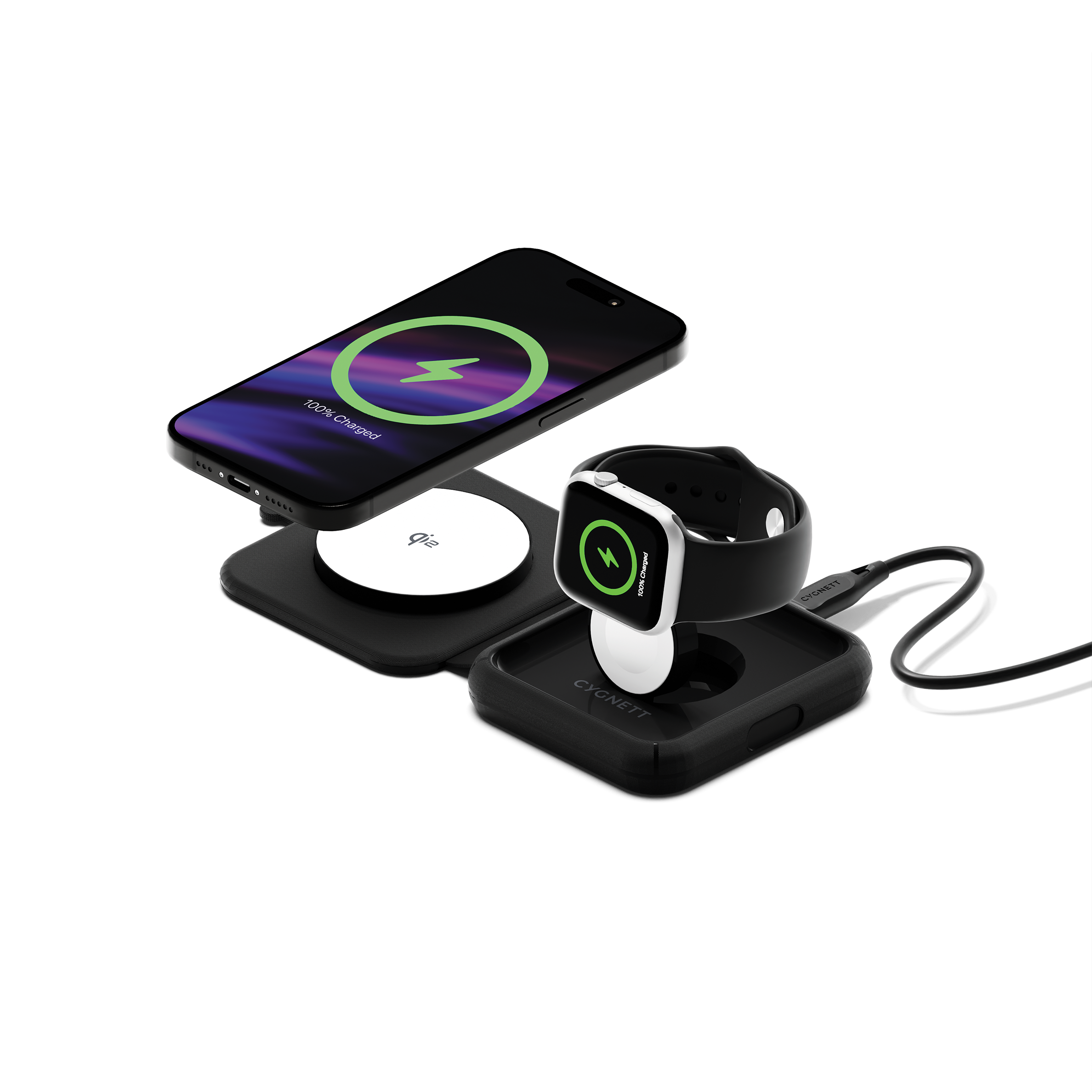 Caricatore Wireless 2-in-1 MagTravel Qi2.0