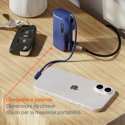 Power Bank 5K + Cavo USB-C Combo
