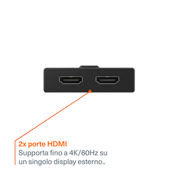 2-in-1 Switch HDMI doppio bidirezionale
