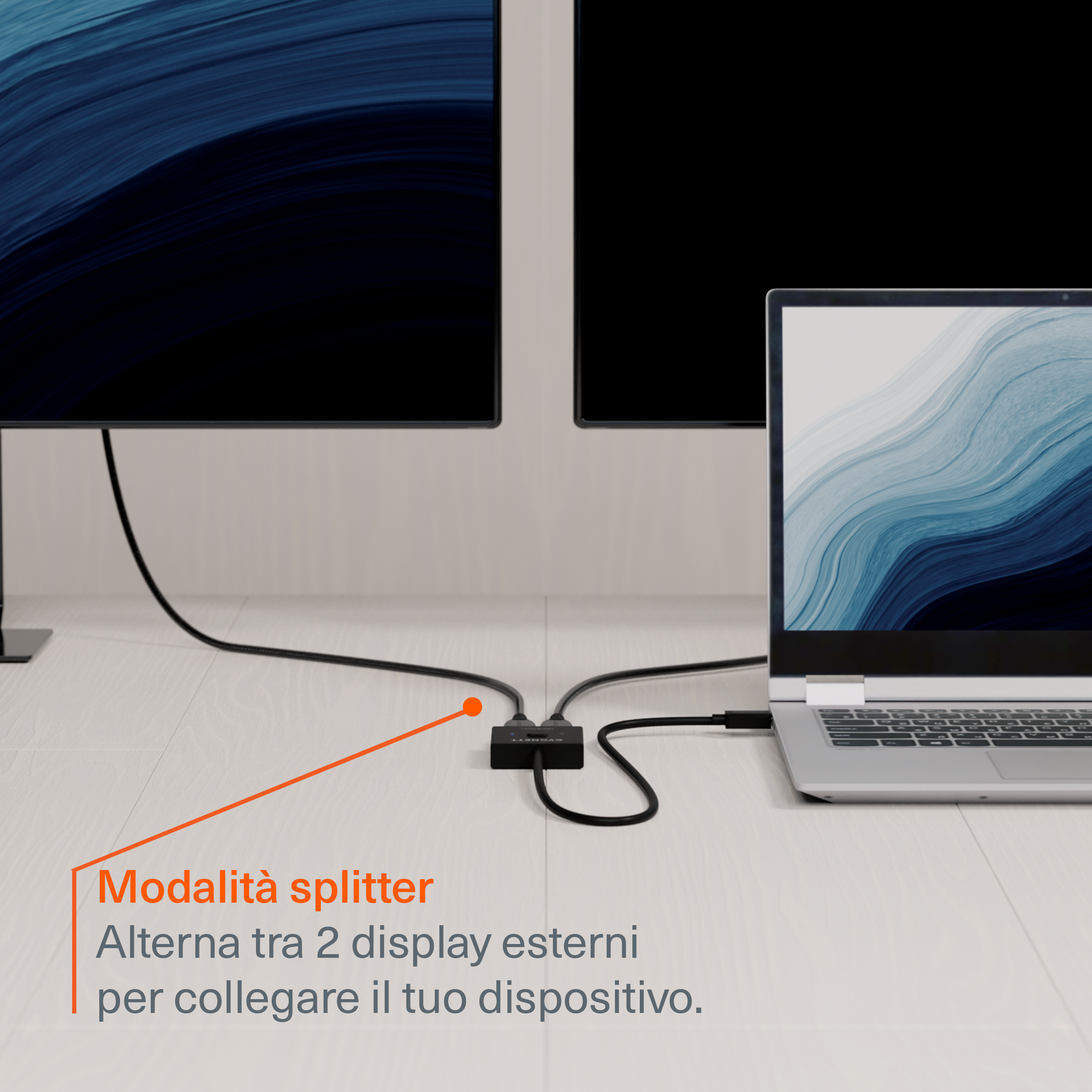 2-in-1 Switch HDMI doppio bidirezionale