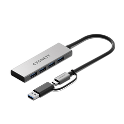 Hub USB-C a USB-A 4 in 1