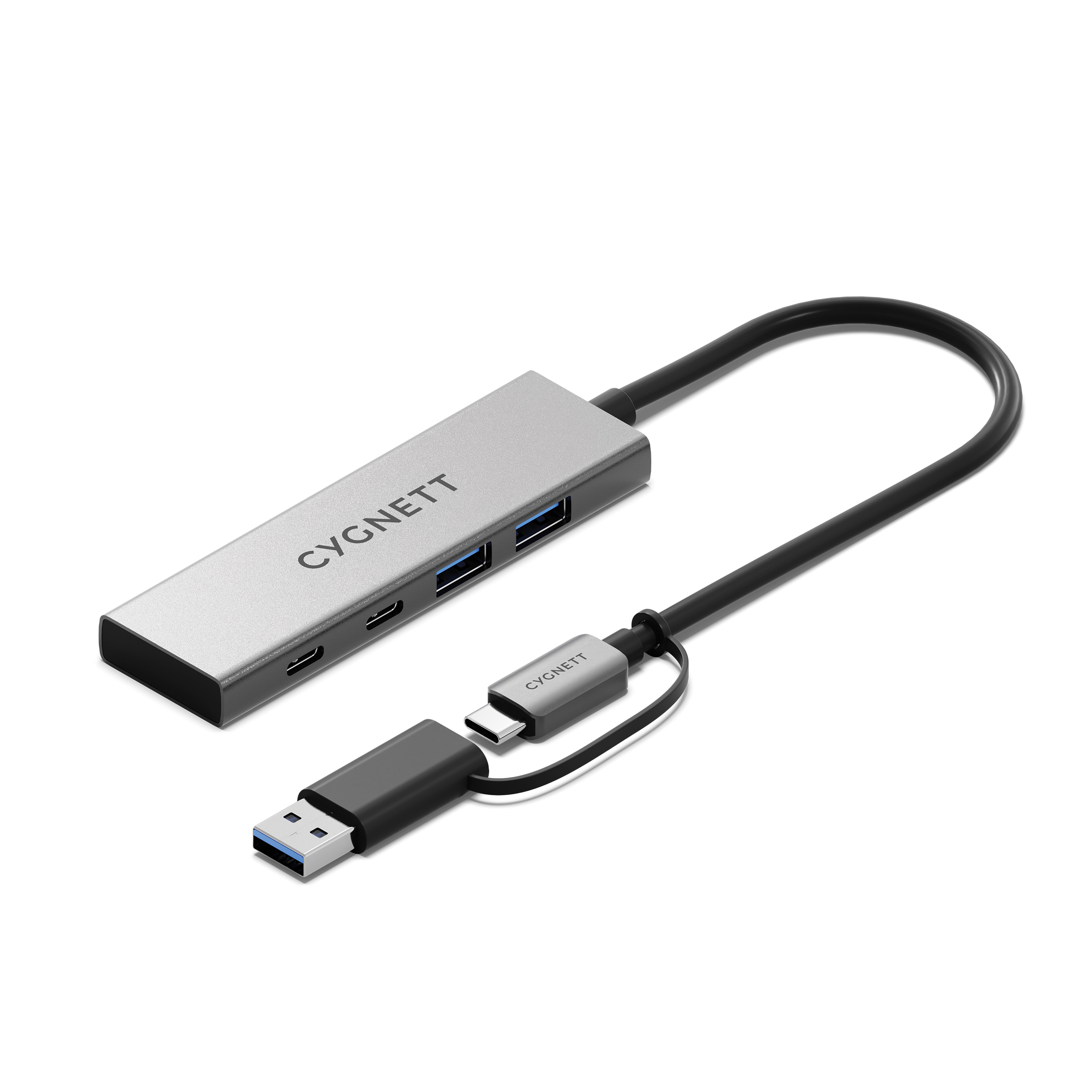 Hub USB-C a USB-C e USB-A 4 in 1