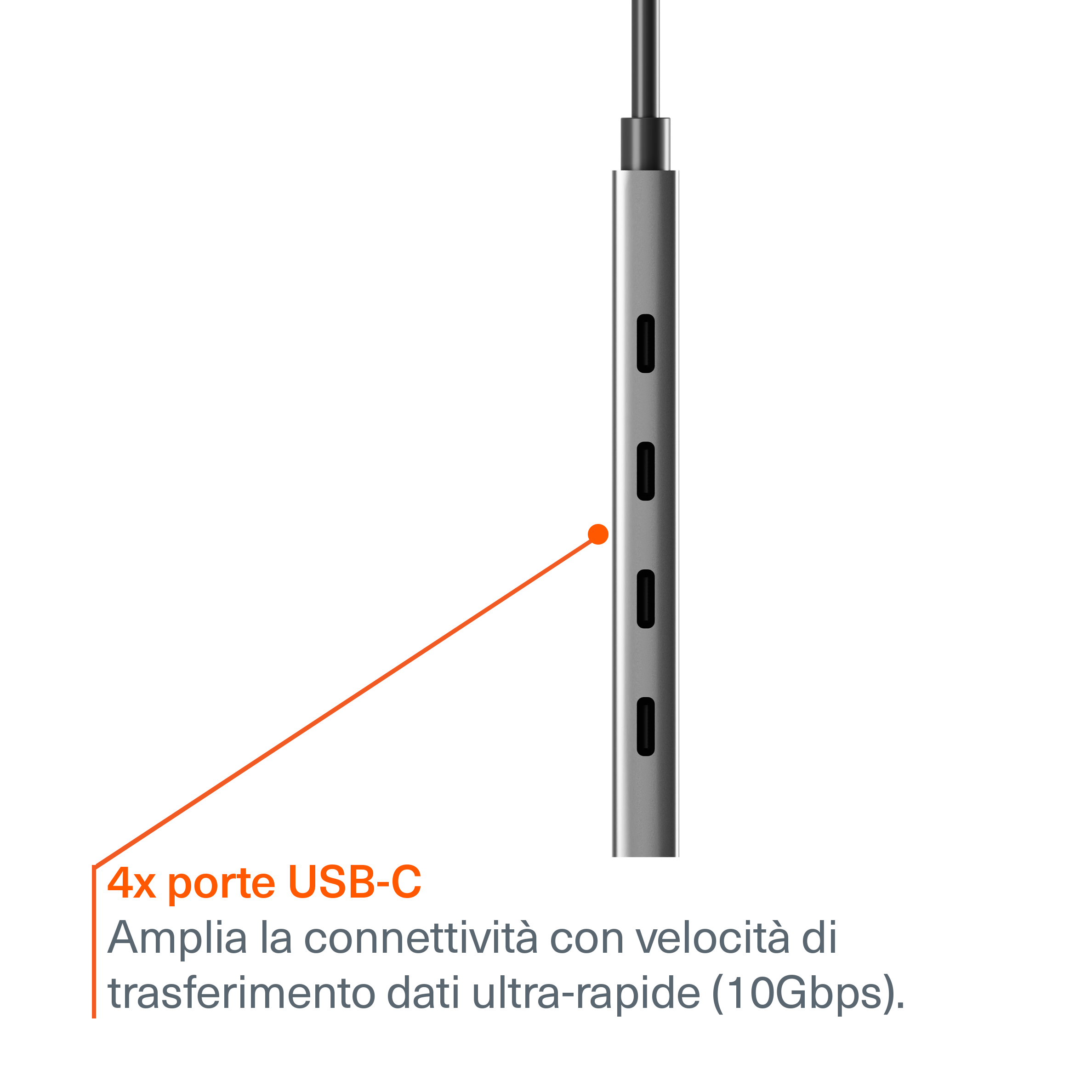 Hub USB-C a USB-C 4-in-1
