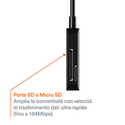 Adattatore da USB-C a SD e Micro SD