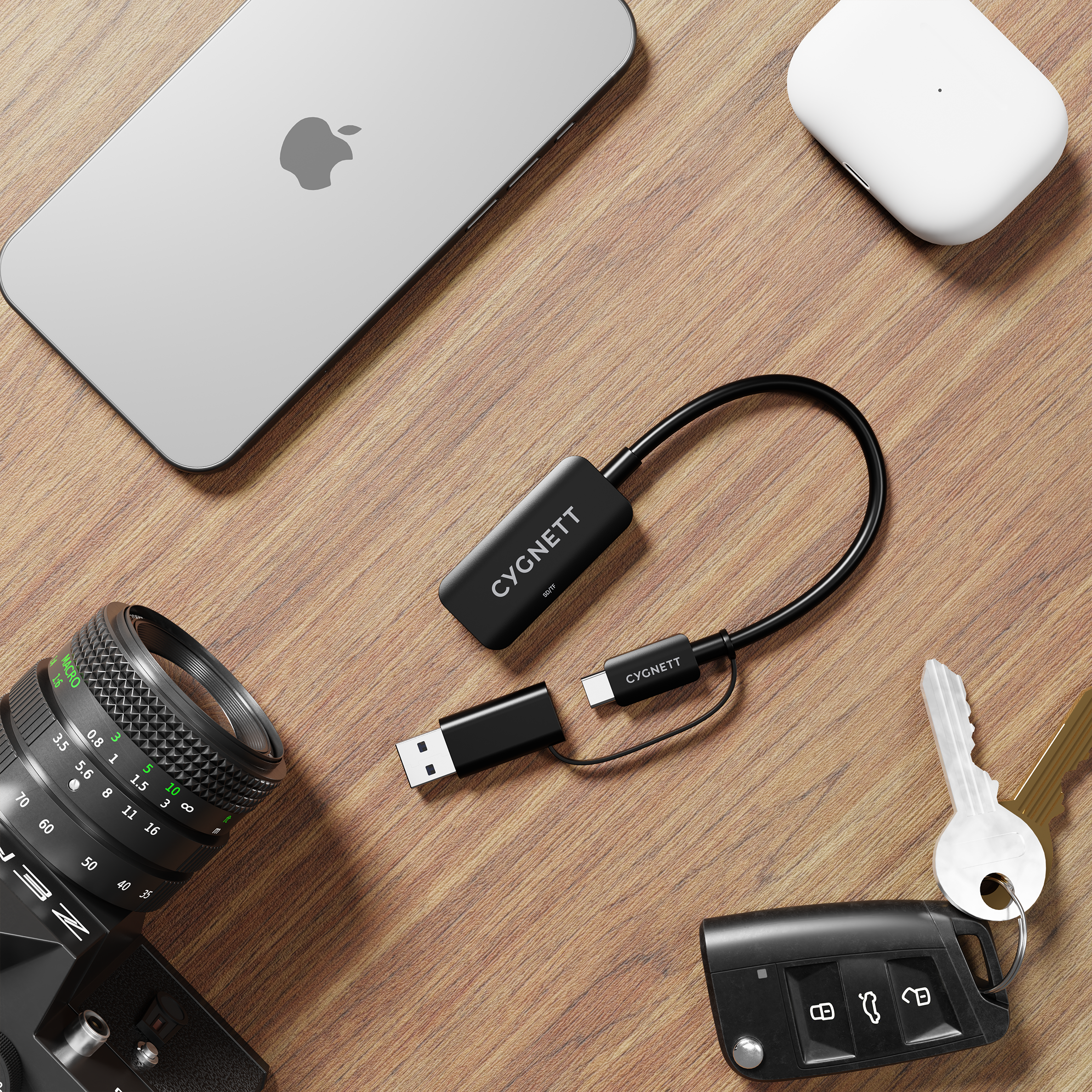 Adattatore da USB-C a SD e Micro SD