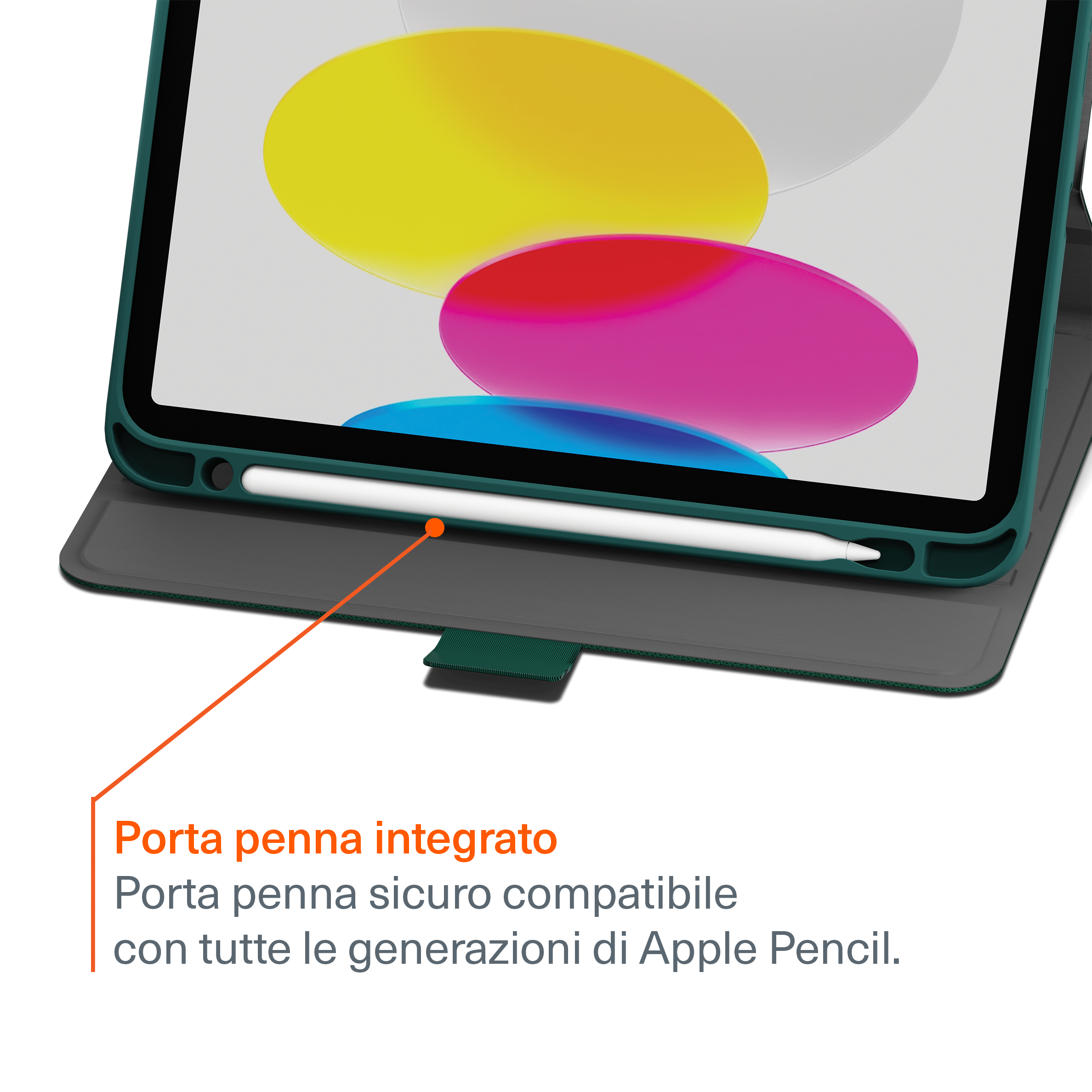 Custodia protettiva per iPad 11” (A16) e 10.9” (10a generazione)
