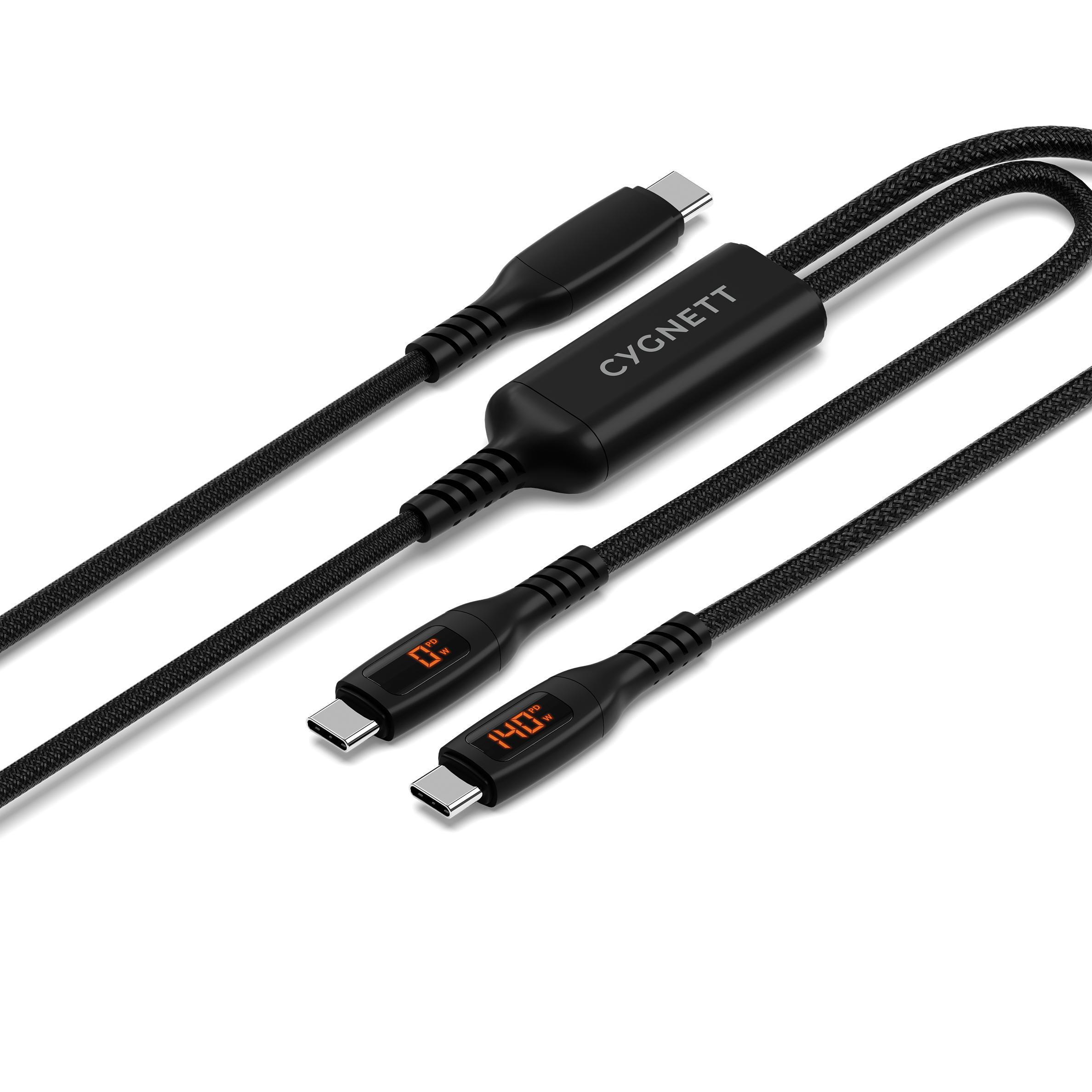 Cavo Split LED da USB-C a Doppia USB-C 140W