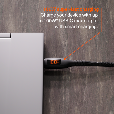 Cavo LED da USB-C a USB-C 100W - 1M