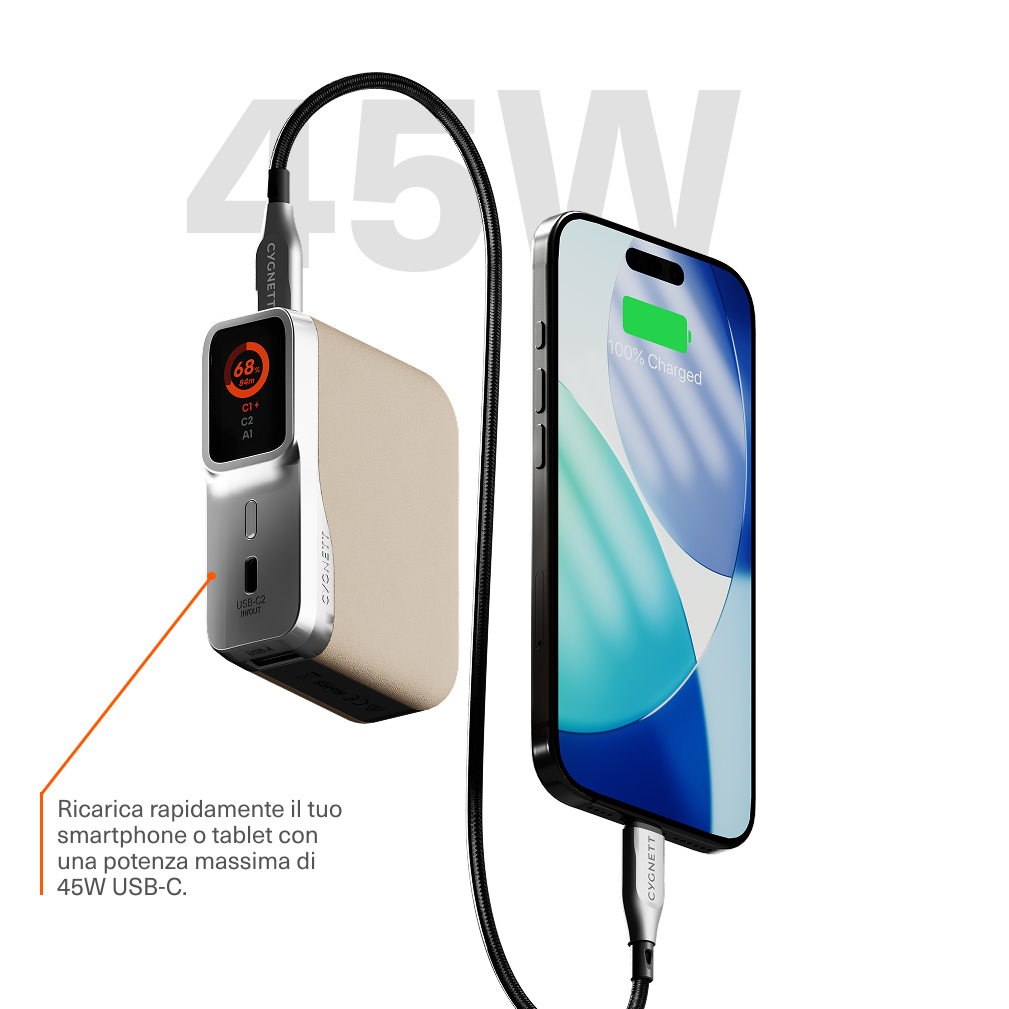 Power Bank da 45W 10K