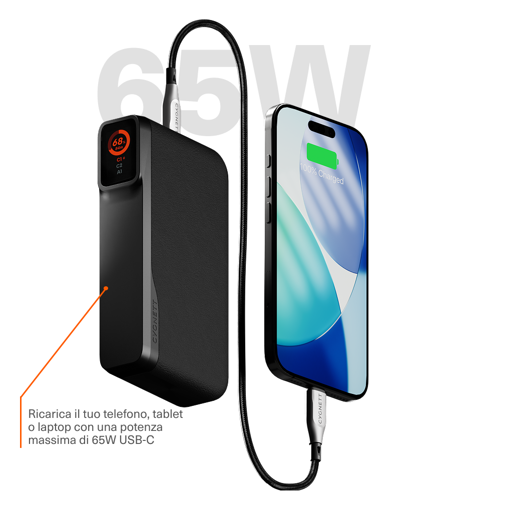 65W Power Bank 20K