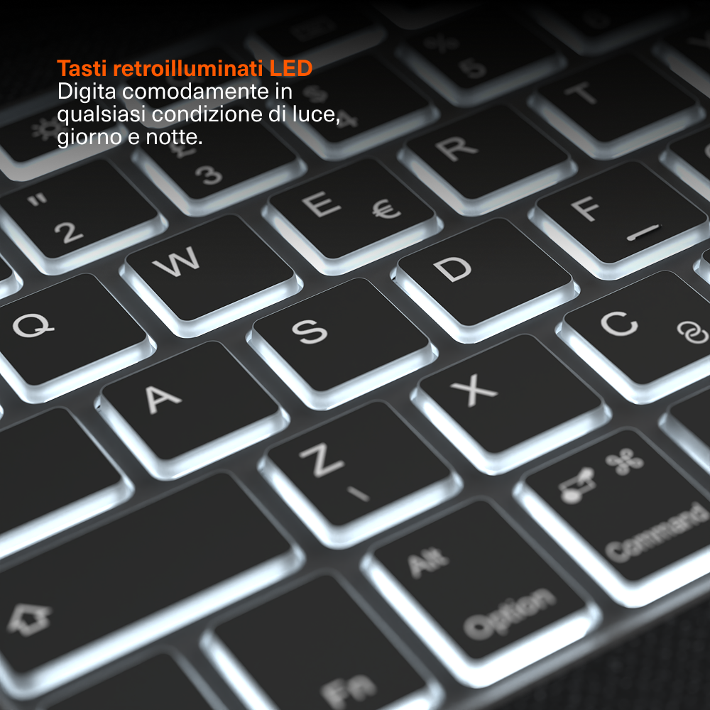 Cover con tastiera wireless magnetica Per iPad A16 da 11”  Per iPad di 10ª generazione