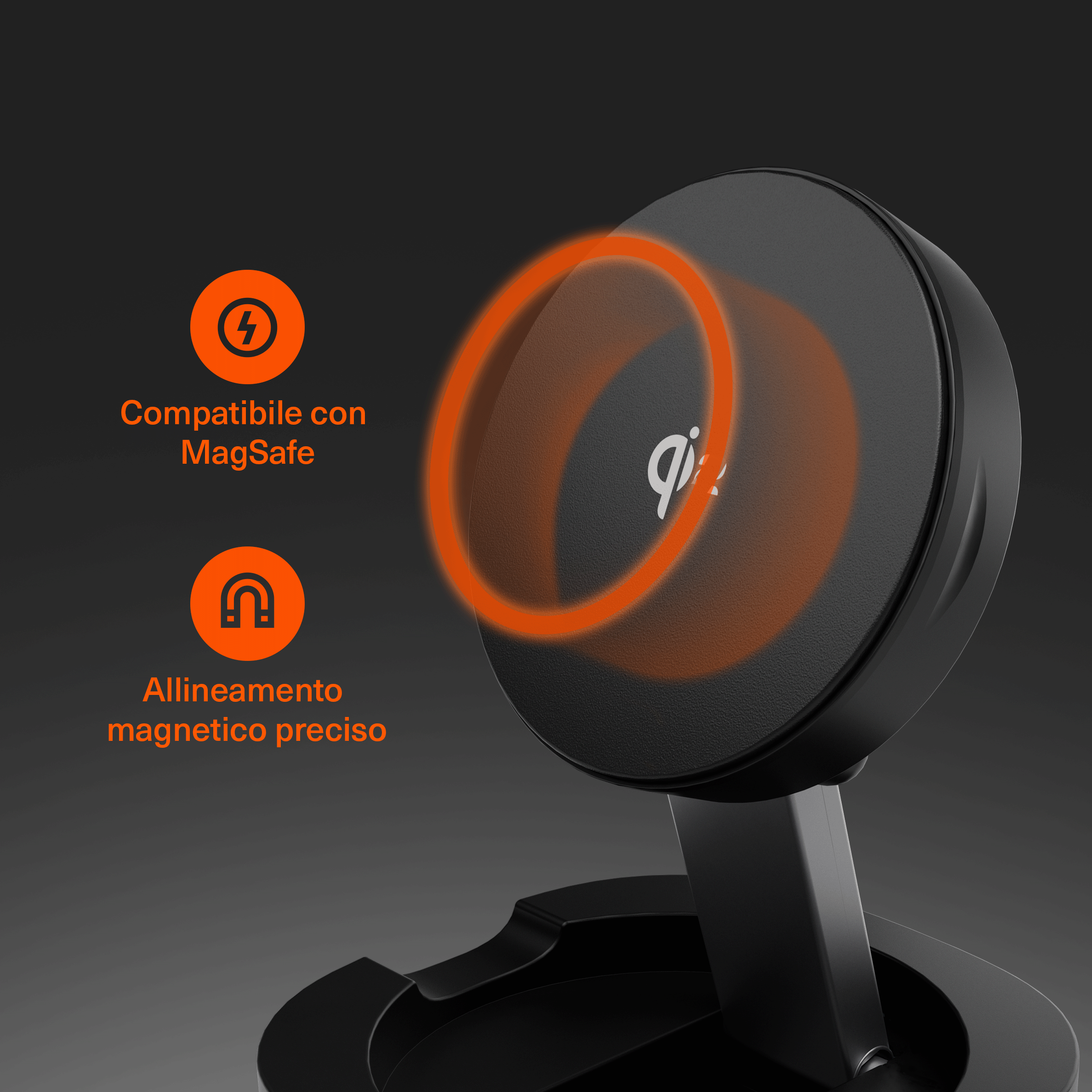 Caricatore Wireless Magnetico Pieghevole