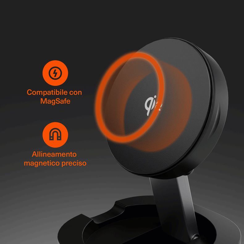 Caricatore Wireless Magnetico Pieghevole