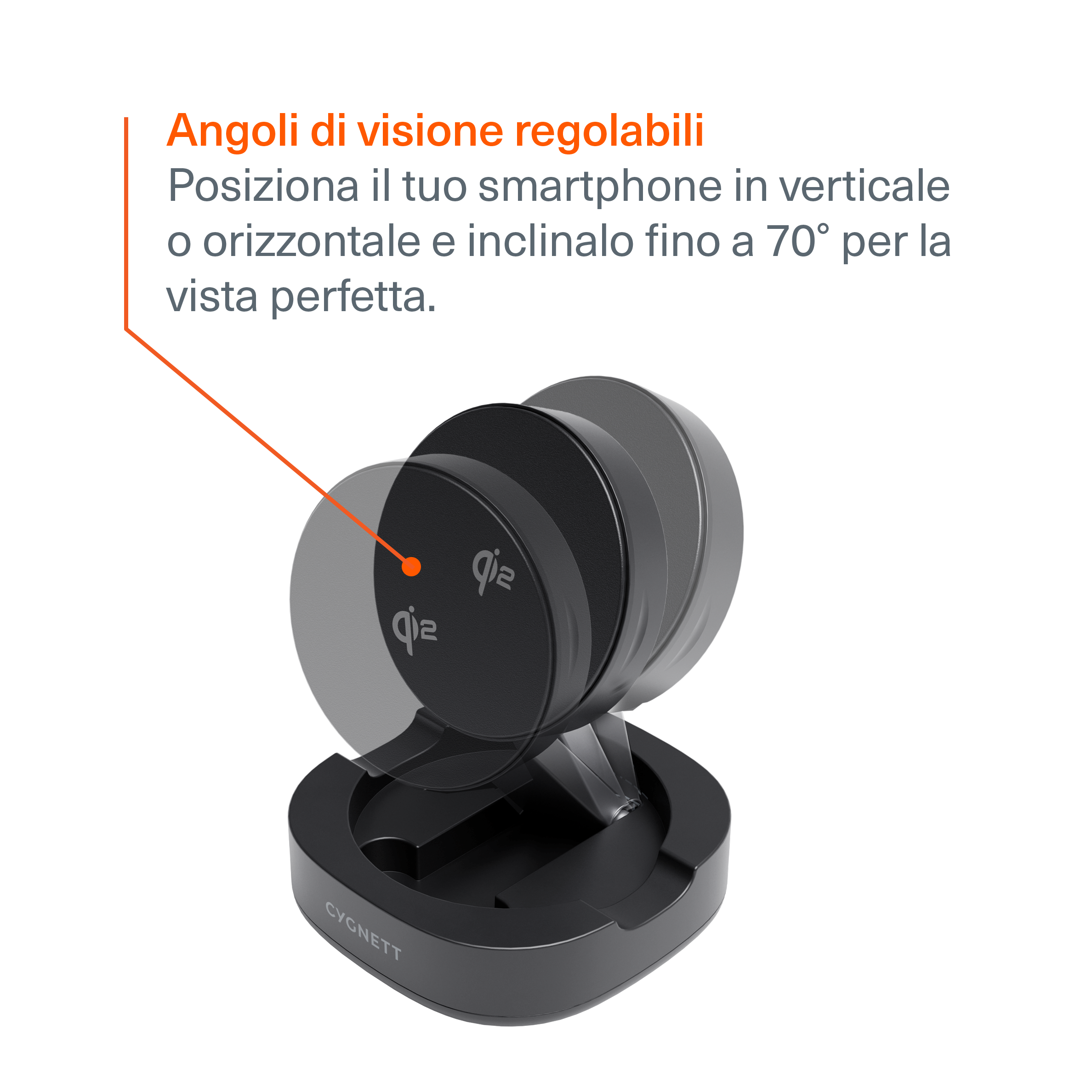 Caricatore Wireless Magnetico Pieghevole