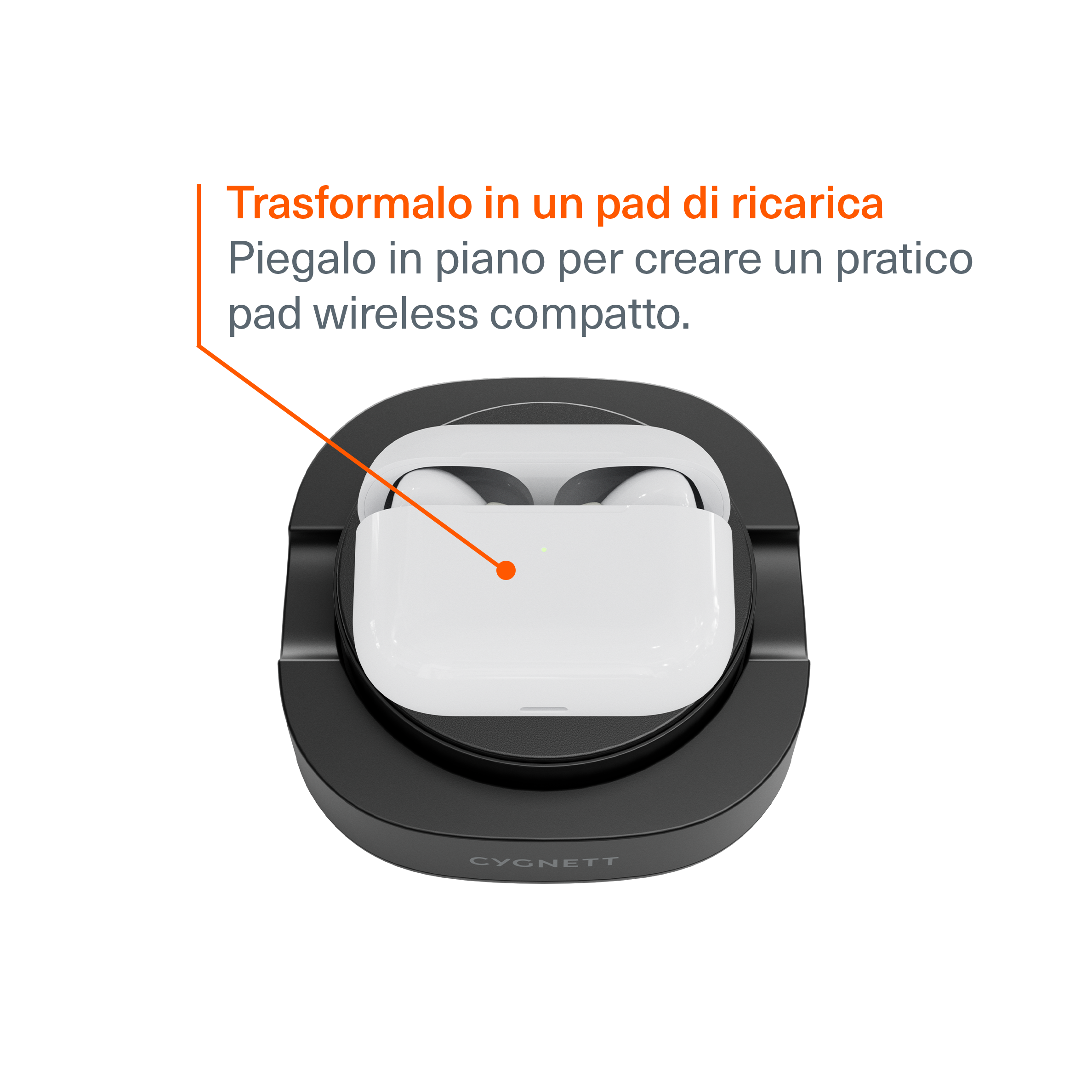 Caricatore Wireless Magnetico Pieghevole