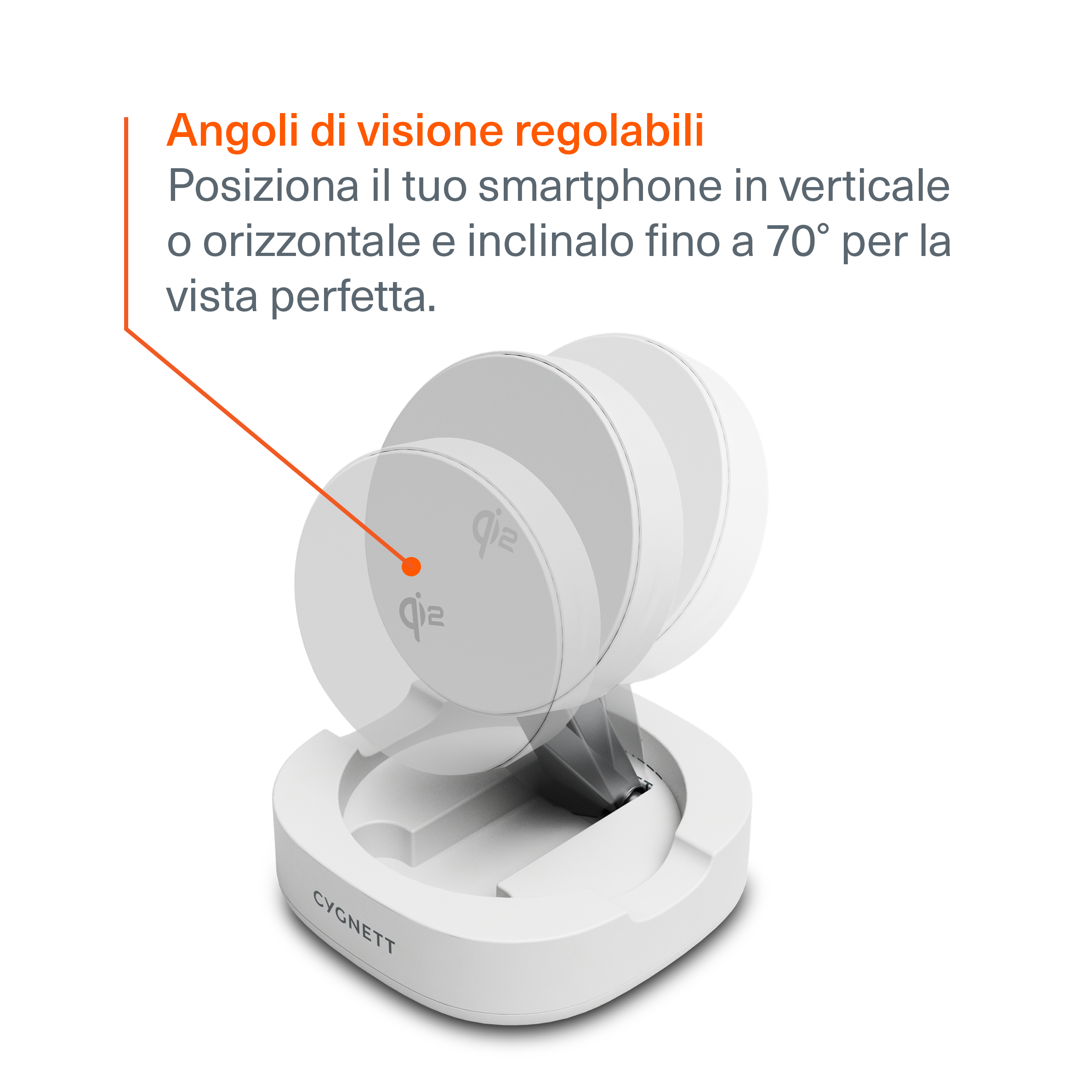 Caricatore Wireless Magnetico Pieghevole