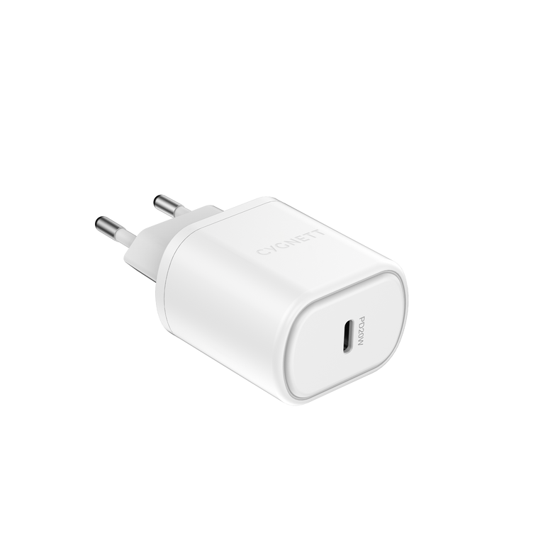 Caricatore da Muro 20W USB-C PD con Doppia Porta