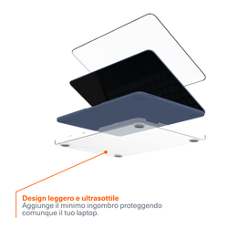 Custodia protettiva sottile trasparente per MacBook Neo