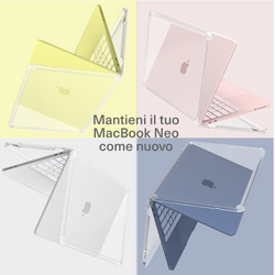Robusta Custodia Protettiva Trasparente per MacBook Neo