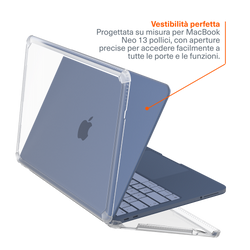 Robusta Custodia Protettiva Trasparente per MacBook Neo