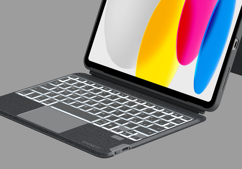 Cover con tastiera wireless magnetica Per iPad A16 da 11”  Per iPad di 10ª generazione