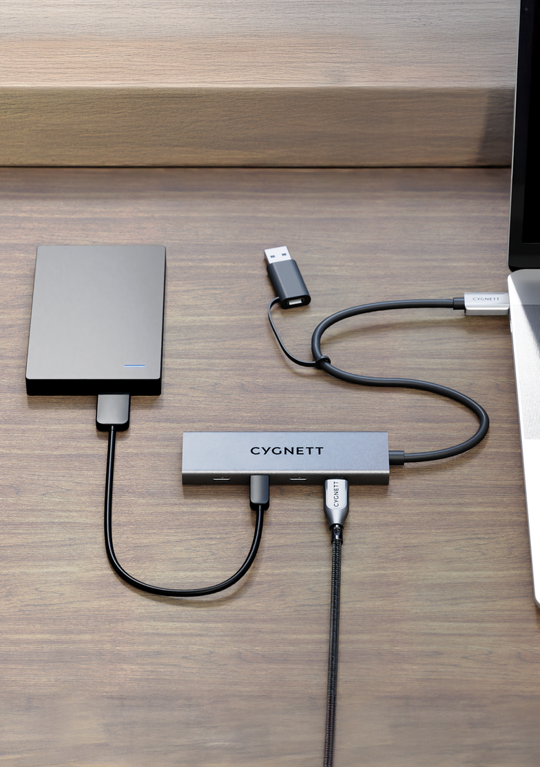 Hub USB-C a USB-C 4-in-1